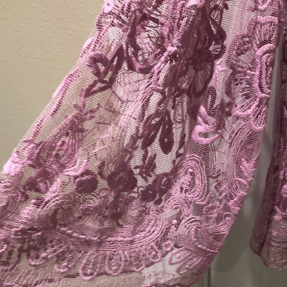 Marc Bouwer Bell Sleeve Embroidery Sheer Top - Picture 7 of 10